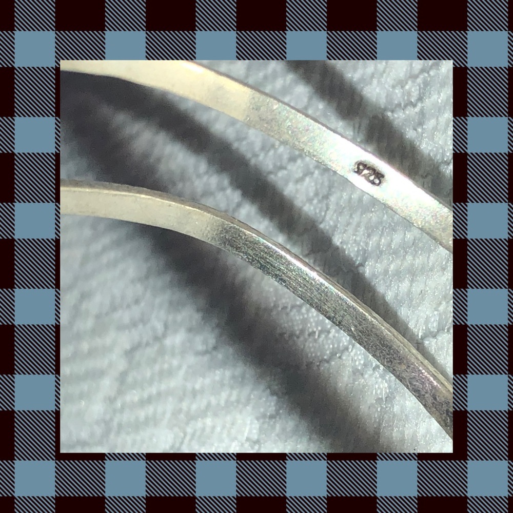 Elegant Silver and Yellow Chalcedony Bracelet .925 - Picture 3 of 3